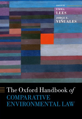 The Oxford Handbook Of Comparative Environmental Law - Orginal Pdf
